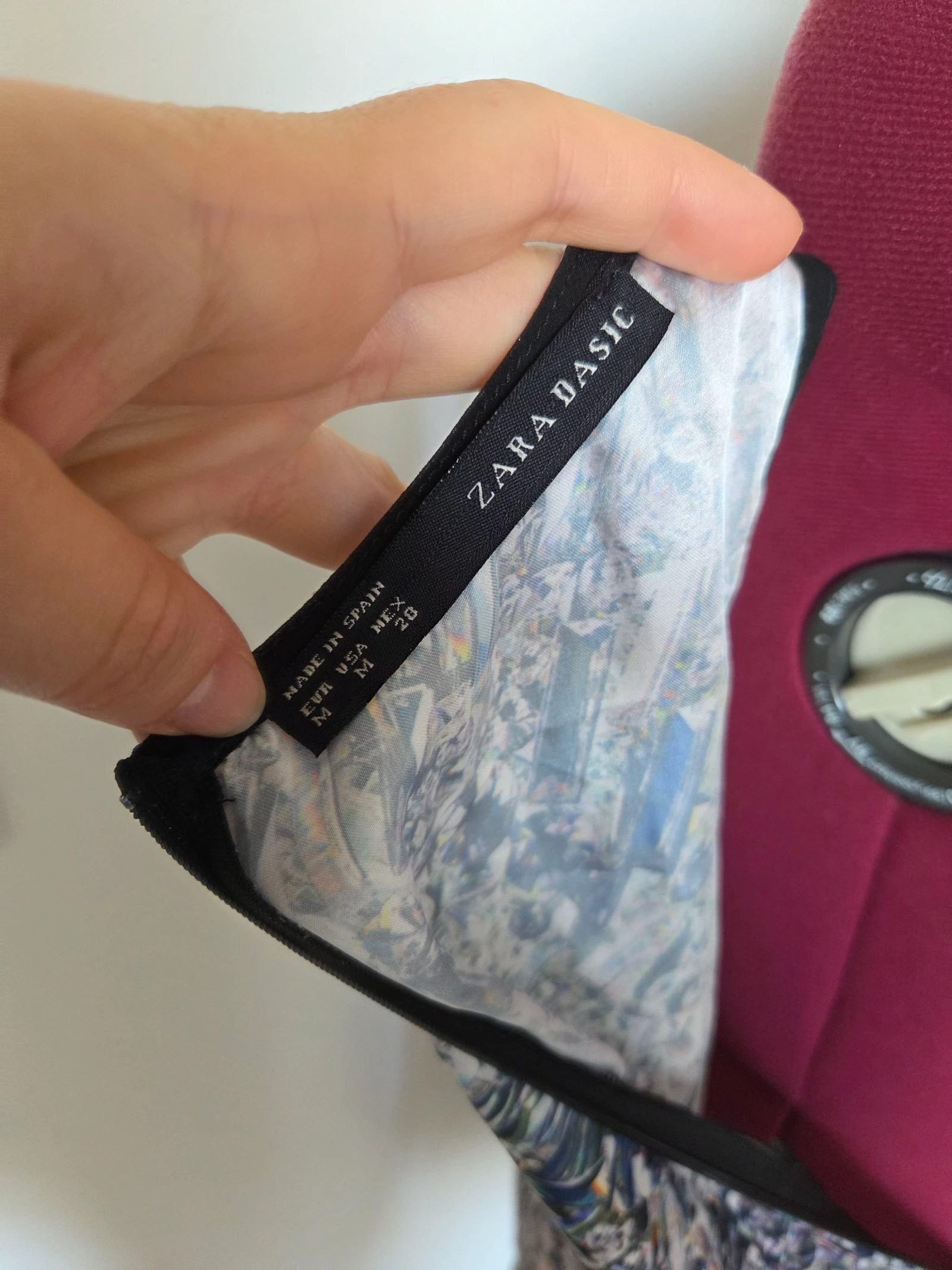 Macacão curto básico Zara tamanho M com estampa de diamante e cristais – photo 6